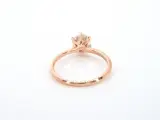 Rosegouden ring met een briljant geslepen diamant van 1.00 carat – foto 7 – kavel bij Onlineveilingmeester