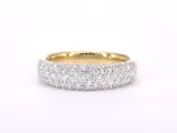 Gouden pave ring met diamanten 0.90 carat – foto 6 – kavel bij Onlineveilingmeester