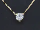Gouden halsketting met een Briljant geslepen diamant van 0.50 carat – foto 4 – kavel bij Onlineveilingmeester