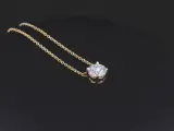 Gouden halsketting met een Briljant geslepen diamant van 0.50 carat – foto 6 – kavel bij Onlineveilingmeester