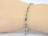 Witgouden tennisarmband met natuurlijke diamanten – foto 2 – kavel bij Onlineveilingmeester
