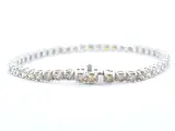 Witgouden tennisarmband met natuurlijke diamanten – foto 3 – kavel bij Onlineveilingmeester