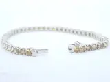 Witgouden tennisarmband met natuurlijke diamanten – foto 4 – kavel bij Onlineveilingmeester