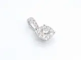 Witgouden entourage hanger met briljant geslepen diamanten, excl. ketting – foto 5 – kavel bij Onlineveilingmeester