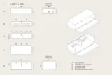 Tv-meubel, mos + lowboard, RAAT, Norm 100, mos – foto 3 – kavel bij Onlineveilingmeester, Raalte
