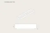 Tv-meubel, mos + lowboard, RAAT, Norm 100, mos – foto 4 – kavel bij Onlineveilingmeester, Raalte