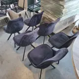 6x Eetkamerstoel, Zwart – foto 3 – kavel bij Onlineveilingmeester, Raalte