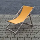 Ca. 63x houten strandstoel met gekleurde zitting | rood, oranje en geel – foto 2 – kavel bij Onlineveilingmeester, Raalte