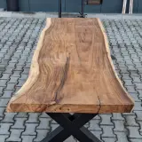 Boomstam eettafel – foto 4 – kavel bij Onlineveilingmeester, Raalte