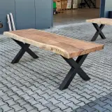 Boomstam eettafel – foto 5 – kavel bij Onlineveilingmeester, Raalte