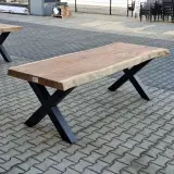 Boomstam eettafel – foto 6 – kavel bij Onlineveilingmeester, Raalte