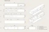 Tv-meubel, RAAT, Musa 210, Aquamarijn – foto 3 – kavel bij Onlineveilingmeester, Raalte