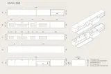 Tv-meubel, RAAT, Musa 280 SP, Zacht zwart, met lowboard – foto 3 – kavel bij Onlineveilingmeester, Raalte