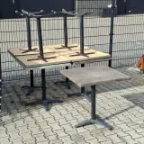 9x Horecatafel met zwart onderstel – foto 2 – kavel bij Onlineveilingmeester, Raalte