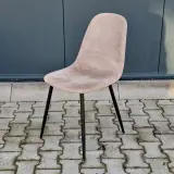 Ca. 25x velvet horecastoelen – roze & beige/grijs – foto 4 – kavel bij Onlineveilingmeester, Raalte