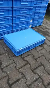 Ca. 40x Opslagbakken met klikdeksel, Blauw – foto 3 – kavel bij Onlineveilingmeester, Raalte