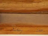 HMS VICTORY 1765 - indrukwekkend handgemaakt houten zeilschip - 75 cm - maritiem verzamelobject – foto 8 – kavel bij De Kringwinkel, Antwerpen