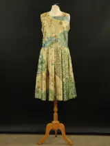 JUST IN CASE - Prachtige jurk met romantische natuurprint - Belgische designer – foto 2 – kavel bij De Kringwinkel, Antwerpen