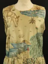JUST IN CASE - Prachtige jurk met romantische natuurprint - Belgische designer – foto 3 – kavel bij De Kringwinkel, Antwerpen