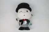 Mr. Monopoly knuffel – kavel bij De Kringwinkel, Brecht