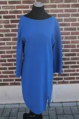 Blauw wollen kleed (Natan) - Maat 42 – foto 2 – kavel bij De Kringwinkel, Brecht