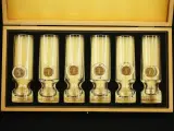 6 Vintage Gallo Coffex Old Penny-borrelglazen – foto 3 – kavel bij De Kringwinkel, Antwerpen