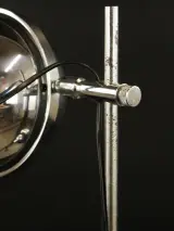 Herda - Vintage space age vloerlamp met dubbele chromen bolspots - jaren 70 – foto 8 – kavel bij De Kringwinkel, Antwerpen