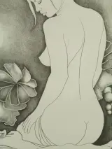 Pierre Dewinter (1935–2013) – Tweeluik litho's vrouwelijke naakt – foto 16 – kavel bij De Kringwinkel, Antwerpen