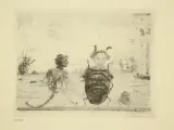 Etsen van James Ensor uit de collectie van de Kredietbank – foto 6 – kavel bij De Kringwinkel, Antwerpen