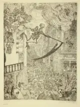 Etsen van James Ensor uit de collectie van de Kredietbank – foto 7 – kavel bij De Kringwinkel, Antwerpen