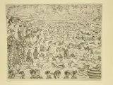 Etsen van James Ensor uit de collectie van de Kredietbank – foto 9 – kavel bij De Kringwinkel, Antwerpen