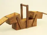Vintage set van 2 houten naaidozen – foto 5 – kavel bij De Kringwinkel, Antwerpen