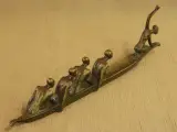 André Vincent Becquerel (1893–1981) – Les Piroguiers – Bronzen sculptuur, ca. 1930 – foto 5 – kavel bij De Kringwinkel, Antwerpen