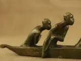 André Vincent Becquerel (1893–1981) – Les Piroguiers – Bronzen sculptuur, ca. 1930 – foto 7 – kavel bij De Kringwinkel, Antwerpen