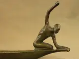 André Vincent Becquerel (1893–1981) – Les Piroguiers – Bronzen sculptuur, ca. 1930 – foto 9 – kavel bij De Kringwinkel, Antwerpen