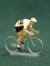 Bernard & Eddy – Little Cyclists World Tour – Lot van 7 miniatuurwielrenners in ovp – foto 5 – kavel bij De Kringwinkel, Antwerpen