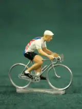 Bernard & Eddy – Little Cyclists World Tour – Lot van 7 miniatuurwielrenners in ovp – foto 7 – kavel bij De Kringwinkel, Antwerpen