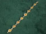 Sterling zilveren armband met amber cabochons – foto 6 – kavel bij De Kringwinkel, Antwerpen
