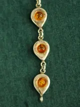 Sterling zilveren armband met amber cabochons – foto 7 – kavel bij De Kringwinkel, Antwerpen