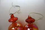 Glazen kerstornamenten (amber-en oranjetinten) – foto 3 – kavel bij De Kringwinkel, Izegem