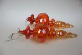 Glazen kerstornamenten (amber-en oranjetinten) – foto 4 – kavel bij De Kringwinkel, Izegem