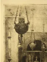 Walter Vaes (1882–1958) ets – De zilveren lampen van San Marco – foto 3 – kavel bij De Kringwinkel, Antwerpen