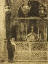 Walter Vaes (1882–1958) ets – De zilveren lampen van San Marco – foto 4 – kavel bij De Kringwinkel, Antwerpen