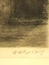 Walter Vaes (1882–1958) ets – De zilveren lampen van San Marco – foto 7 – kavel bij De Kringwinkel, Antwerpen