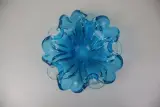 Blauwe Murano-stijl schaal – foto 3 – kavel bij De Kringwinkel, Izegem