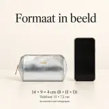 Make-uptasje DR Amsterdam, silver – foto 5 – kavel bij Onlineveilingmeester