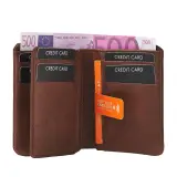 Creditcard-etui DR Amsterdam, chestnut – foto 4 – kavel bij Onlineveilingmeester