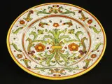 XL Italiaanse Majolica Sierschaal – Ars Deruta – 40 cm – foto 6 – kavel bij De Kringwinkel, Antwerpen