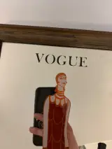 Vintage Vogue reclamespiegel – foto 3 – kavel bij De Kringwinkel, Dendermonde