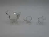 Swarovski kristallen vogelfiguren (hen met twee kuikens) – foto 3 – kavel bij De Kringwinkel, Diest